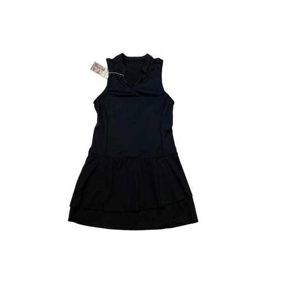 Halara Dresses & Skirts - Halara Everyday Cloudful Air Fabric V Neck 2-Piece Tiered Ruffle Dress